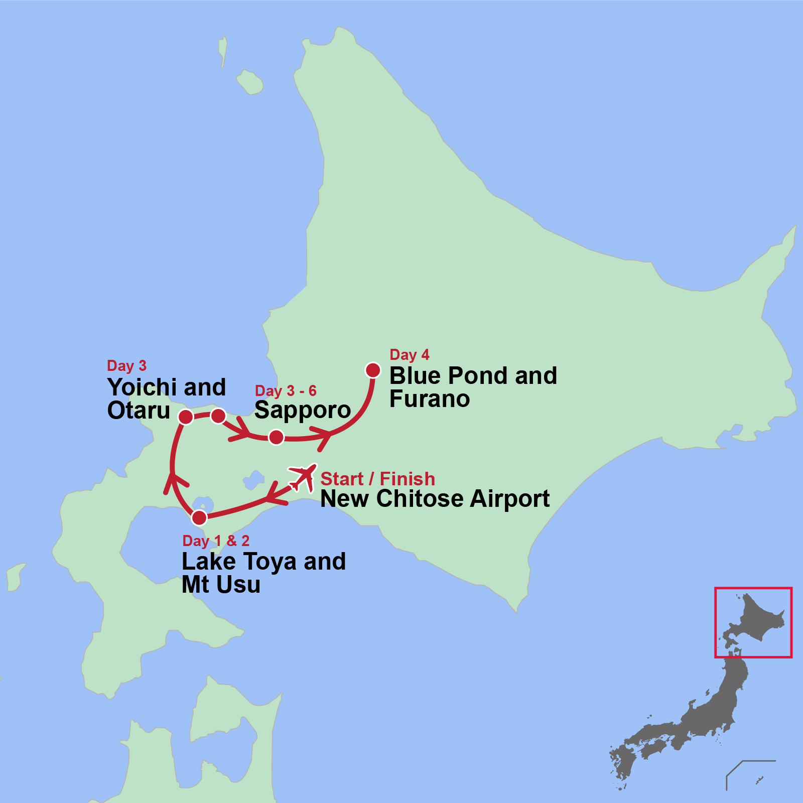 hokkaido tour group