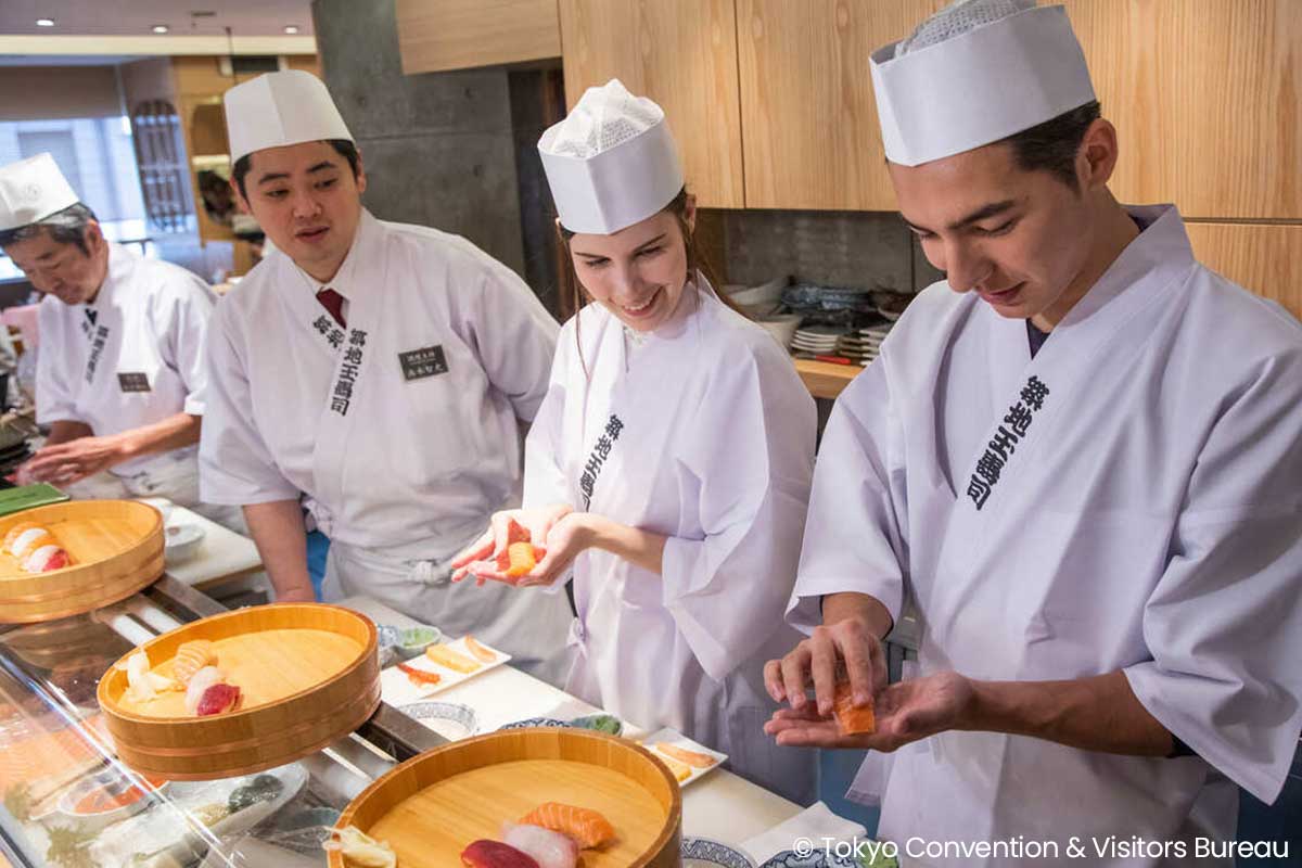 Get ready for a cook-off! sushi-making experience in Japan