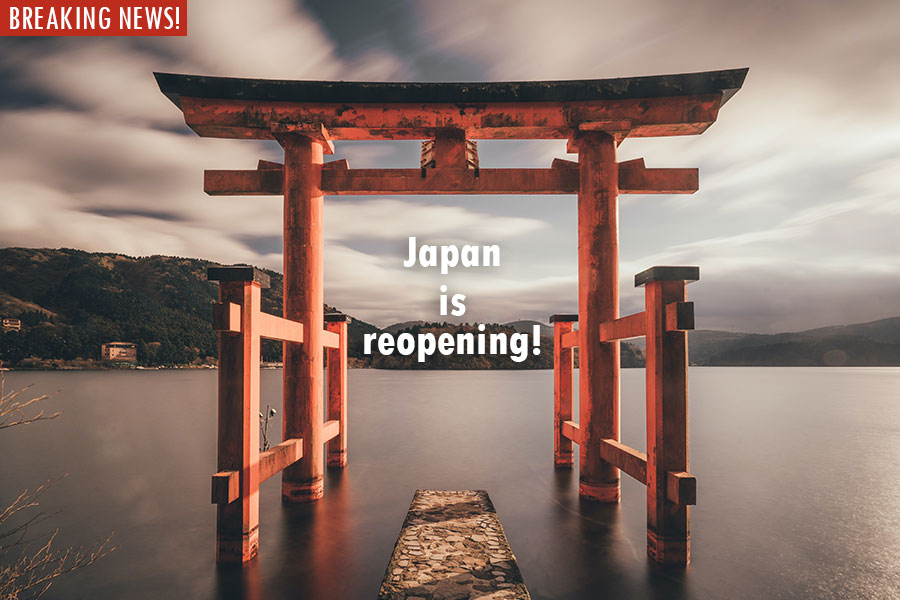 Japan is finally reopening its doors to tourists